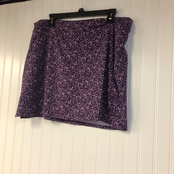 Tranquility Purple Patterned Women's Skort Women’s XL Athletic Peformance - Picture 2 of 5